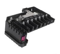 Alanmoship Kfz-Sicherungskasten-Halter für Jetta MK6 für Polo für Skoda Octavia für Rapid für Fabia, 12 V ABS + Metall, Ersatzteil 6R0937548C 6R0937548F, Schwarz