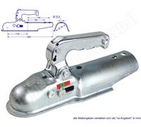 ALBE Berndes Zugkugelkupplung Kugelkupplung 70mm Zugrohr EM 150 R G 05370