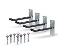 GAH Felgenhalter-Set, vz, 4Stahlhaken a.Pl. / Kt