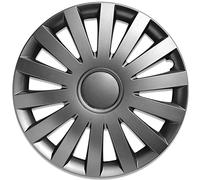 Albrecht 13 Zoll Radkappen grau für Stahlfelgen - Wind Radzierblenden aus hochwertigem Kunststoff - Langlebige Radblenden in originaler Albrecht Verpackung - Made in EU