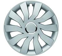 Albrecht 13 Zoll Radkappen silber für Stahlfelgen - Cliff Radzierblenden aus hochwertigem Kunststoff - Langlebige Radblenden in originaler Albrecht Verpackung - Made in EU