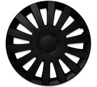 Albrecht 14 Zoll Radkappen schwarz matt für Stahlfelgen - Wind Radzierblenden aus hochwertigem Kunststoff - Langlebige Radblenden in originaler Albrecht Verpackung - Made in EU