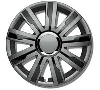 ALBRECHT Radzierblende Radkappe MIRAGE V 16 Zoll 1 Stück Schwarz/Grau 49626