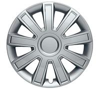 Albrecht 16 Zoll Radkappen silber für Stahlfelgen - Arrow Nylon Lux Radzierblenden aus hochwertigem Kunststoff - Langlebige Radblenden in originaler Albrecht Verpackung - Made in EU