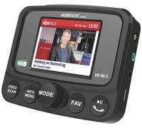 Albrecht Albrecht DR 56 C DAB+ Empfänger Bluetooth Musikstreaming, Freisprechfunktion, Ladefunktion, Saugnapfhalterung