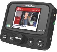 Albrecht Albrecht DR 56 C DAB+ Empfänger Bluetooth Musikstreaming, Freisprechfunktion, Ladefunktion, Saugnapfhalterung