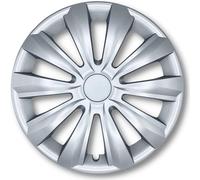 ALBRECHT Radzierblende 4er-Set Delta 16 Zoll silber