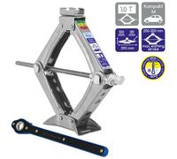 alca® Wagenheber Scherenwagenheber mit Ratsche 1t Universal Hubhöhe 100 - 350 mm