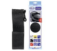 alca® Auto Lenkradband für LKW 50'' Größe XL 43-45 cm Universal Schutz Lenkradschoner Lenkradbezug schwarz für LKW Traktor Bus Schwermaschinen