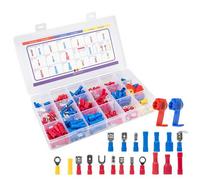 alca® Kabelschuhe SET 220 Stk. elektrische Steckverbinder Flachstecker Lötverbinder Quetschverbinder Stoßverbinder