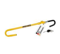 alca® Lenkradschloss für Pedal, 51-73 cm verstellbar, 3 Schlüssel | Lenkradsperre als Diebstahlschutz zur Befestigung am Bremspedal, Lenkradkralle als Wegfahrsperre für Auto, Wohnmobil & Pkw