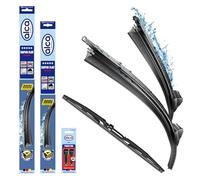 alca® Scheibenwischer Set mit Heckscheibenwischer passend für FORD C-MAX II (04.2015-06.2019) SUPER FLAT Flachbalkenwischer Front- und Heckwischer