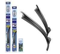 alca® Scheibenwischer-Set passend für OPEL CORSA F / CORSA-e (09.2019 - 12.2024) SUPER FLAT Flachbalkenwischer
