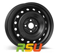 Alcar Stahl Schwarz Stahlfelge 15 Zoll ET40 4x100 ML54
