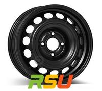 Alcar Stahl Schwarz Stahlfelge 15 Zoll ET32 4x108 ML65