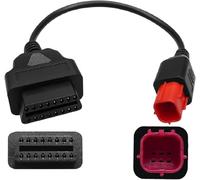 alchiauto 6pin obd motorrad Kawasaki Honda Motor 6 pin motor OBD2 OBDII kabel 6pin Motorrad OBD Euro5 Stecker