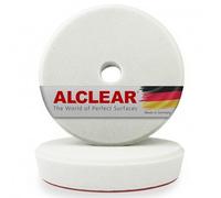 ALCLEAR 5095S Polierpad Auto Polierschwämme, weich für RUPES® Poliermaschine, Durchmesser : 95/80x25 mm, weiß, 2er Set, Polierpad, Polierschwamm f. Autopflege