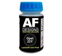Alex Flittner Designs Lackstift für Opel BLACK MEET KETTLE 22Y | Lackstift geeignet für Farbcode: 22Y und Farbname: BLACK MEET KETTLE