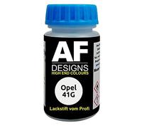 Alex Flittner Designs Lackstift für Opel CREME WEISS 41G | Lackstift geeignet für Farbcode: 41G und Farbname: CREME WEISS