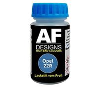 Alex Flittner Designs Lackstift für Opel CRINAN BLUE metallic 22R | Lackstift geeignet für Farbcode: 22R und Farbname: CRINAN BLUE metallic