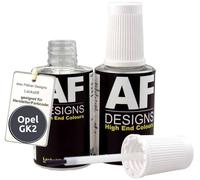 Alex Flittner Designs Lackstift für Opel GRAPHIT GRAU metallic GK2 2x20 ml | Lackstift Set geeignet für Farbcode: GK2 und Farbname: GRAPHIT GRAU metallic
