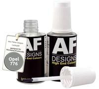Alex Flittner Designs Lackstift für Opel LICHTGRAU 776 2x20 ml | Lackstift Set geeignet für Farbcode: 776 und Farbname: LICHTGRAU