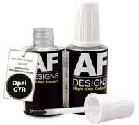 Alex Flittner Designs Lackstift für Opel NACHT SCHWARZ G7R 2x20 ml | Lackstift Set geeignet für Farbcode: G7R und Farbname: NACHT SCHWARZ