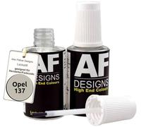 Alex Flittner Designs Lackstift für Opel REMBRANDT SILBER metallic 137 2x20 | Lackstift Set geeignet für Farbcode: 137 und Farbname: REMBRANDT SILBER metallic