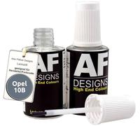 Alex Flittner Designs Lackstift für Opel SATIN STEEL GREY metallic 10B 2x20 | Lackstift Set geeignet für Farbcode: 10B und Farbname: SATIN STEEL GREY metallic