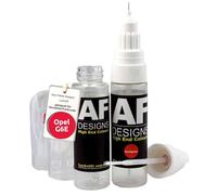 Alex Flittner Designs Lackstift-Set für Opel MOHN ROT G6E | Lackstift Set geeignet für Farbcode: G6E und Farbname: MOHN ROT