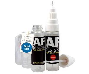 Alex Flittner Designs Lackstift-Set für Opel TOPAS BLAU metallic G8Z | Lackstift Set geeignet für Farbcode: G8Z und Farbname: TOPAS BLAU