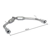 Alfa Ragazzon Duplex Endschalldämpfer 90mm 50.0538.60 Endrohr 90 mm rund Sport Line Edelstahl