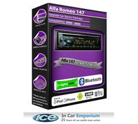 Alfa Romeo 147 DAB Radio, Pioneer Stereo CD USB Aux Player, Bluetooth Freisprech