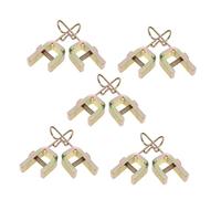 Alipis 10 Stück Metall Ventilverlängerungs Clips Reifenventil Befestigungsklammern Für Pkw Lkw Reifenventilverlängerung Rohrklemme Zur Reifenbefüllung