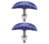 Alipis 2 Stück Felgenschloss für Dirtbike und Elektromobil mit Rutschfestem Kunststoff und Metall Einfach zu Montieren für Offroad Abenteuer und Stilvolles Design in Blau