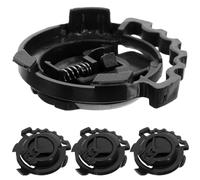 Alipis 4 Stück Motorradhelm Visierverriegelung Ersatzset Stabile Helmclip Befestigung Langlebiges Zubehör für Elektromobil und Motorradhelme Schwarz