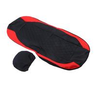 Alipis Autositzbezüge Aus Echtleder Autoinnenausstattung Schutzbezüge Für Sitze Und Kopfstützen Einfach Zu Montieren Und Langlebig