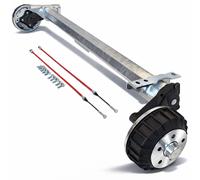 Alko Anhängerachse Basic gebremst 1500kg B1600-3, Auflage = 1300mm, 5x112, 25°