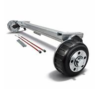 Alko Anhängerachse gebremst 1800kg B1800-9, Auflage = 1300mm, Radanschluss 5x112