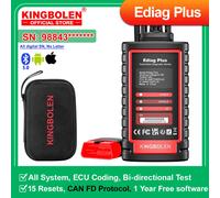 [ All Digital SN] KINGBOLEN Ediag plus CAN FD Protokoll All System Deutsches Auto Diagnosegerät Steuergerätecodierung Aktiver Test OBD2 Scanner Ediag Plus