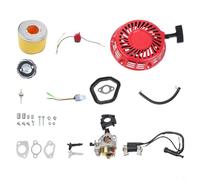 All-in-One Wartungsset für Honda GX340 GX420 Vergaser, Seilzugstarter und Luftfilter