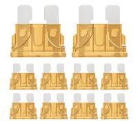 ALLECIN 50 Stück 5A Standard KFZ Sicherungen 5Ampere Autosicherungen Standard 5Amp Flachsicherungen Stecksicherungen Auto Sicherung für Wohnmobil LKW PKW