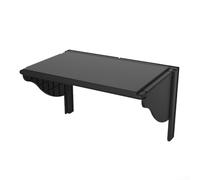 Allthingstore Auto GPS Sonnenblende Sonnenblende Gegenlichtblende Blendschutz ABS 145-245mm Einstellbare Schwarz Navigation Display Hood Car Electronics Shade