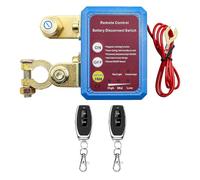 Alnicov Kabelloser ferngesteuerter Auto-Trennschalter, Autobatterie-Trennschalter, 12 V Batterie-Trennschalter 240 A, Batterie-Kill-Schalter, Diebstahlschutz für Auto, Wohnmobil, ATV, LKW, Boot