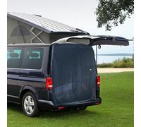 ALNIYATX Heckklappe Flügeltür Kofferraumabdeckung Sonnenschutz Sonnenschutz Vorhänge Magnetisch Fliegengitter Schwarz Mesh Moskitonetz für Dach Wohnmobil Wohnwagen Camping Zubehör