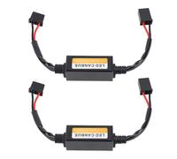 Alomejor 2PCS H7 Effizienter LED-Warnfehler-Decoder Plug-and-Play-Anti-Flimmer-Canbus-Fehlerdecoder für LED-Scheinwerfer, Geeignet für Steckdosen