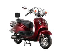 Alpha Motors Mofaroller Firenze 50 ccm Euro5 (45 km/h, Weinrot)