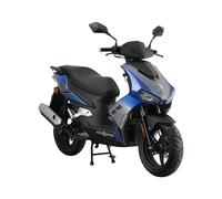 Alpha Motors Mofaroller Mustang FI 50 ccm Euro 5 (25 km/h, blau-grau)