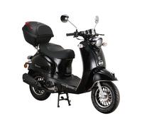 Alpha Motors Mofaroller Venus 50 ccm Euro 5 schwarz inkl. Topcase (45 km/h)
