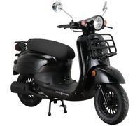 Alpha Motors Motorroller Adria 50 ccm EURO 5 (45 km/h, schwarz) schwarz 45 km/h